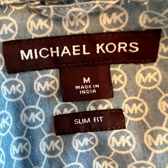 Authentic Michael Kors Short Sleeve Button Down - Picture 2 of 4